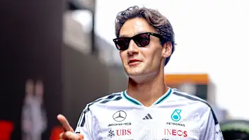 Formula 1 driver George Russell of the Mercedes AMG-Petronas Formula One Team competes during the