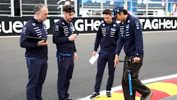 MADRID, SPAIN - SEPTEMBER 10: Alexander Albon of Thailand and Williams and James Unwin, Race