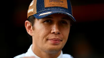AUSTIN, TEXAS - OCTOBER 23: Alexander Albon of Thailand and Williams prepares to drive in the