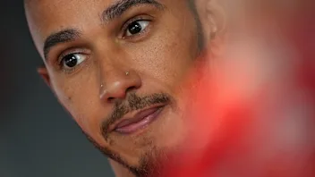 AUSTIN, TEXAS - OCTOBER 24: Fifth placed qualifier Lewis Hamilton of Great Britain and Scuderia
