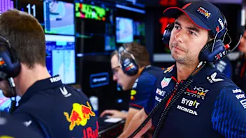 ABU DHABI, UNITED ARAB EMIRATES - NOVEMBER 24: Sergio Perez of Mexico and Oracle Red Bull Racing