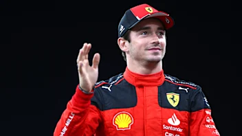 ABU DHABI, UNITED ARAB EMIRATES - NOVEMBER 23: Charles Leclerc of Monaco and Ferrari looks on at