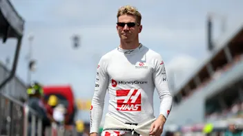 MONTREAL, QUEBEC - JUNE 18: Nico Hulkenberg of Germany and Haas F1 walks to the grid during the F1