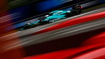 MONTREAL, QUEBEC - JUNE 17: Lance Stroll of Canada driving the (18) Aston Martin AMR23 Mercedes on