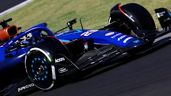 BUDAPEST, HUNGARY - JULY 23: Alexander Albon of Thailand driving the (23) Williams FW45 Mercedes on