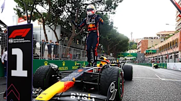 MONTE-CARLO, MONACO - MAY 28: Race winner Max Verstappen of the Netherlands and Oracle Red Bull