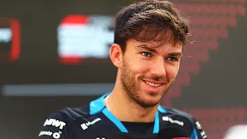 ABU DHABI, UNITED ARAB EMIRATES - DECEMBER 05: Pierre Gasly of France and Alpine F1 talks to the