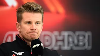 ABU DHABI, UNITED ARAB EMIRATES - DECEMBER 05: Nico Hulkenberg of Germany and Haas F1 attends the