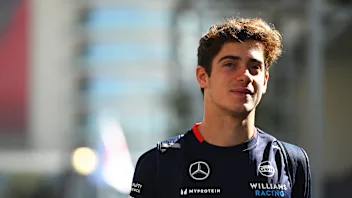 BAKU, AZERBAIJAN - SEPTEMBER 15: Franco Colapinto of Argentina and Williams walks in the Paddock