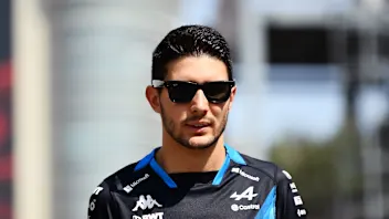 BAKU, AZERBAIJAN - SEPTEMBER 12: Esteban Ocon of France and Alpine F1 walks in the Paddock during