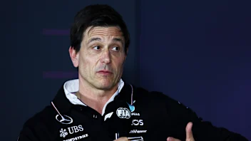 BAHRAIN, BAHRAIN - FEBRUARY 29: Mercedes GP Executive Director Toto Wolff attends the Team