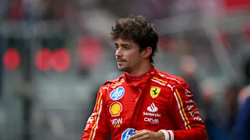SPA, BELGIUM - JULY 27: Second placed qualifier Charles Leclerc of Monaco and Ferrari looks on in