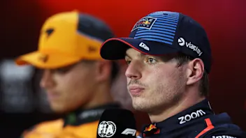 SAO PAULO, BRAZIL - NOVEMBER 02: Third placed Max Verstappen of the Netherlands and Oracle Red Bull