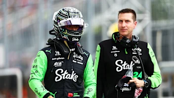 MONTREAL, QUEBEC - JUNE 08: 20th placed qualifier Zhou Guanyu of China and Stake F1 Team Kick