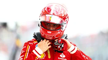 MONTREAL, QUEBEC - JUNE 08: 11th placed qualifier Charles Leclerc of Monaco and Ferrari walks in