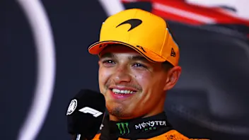 MONTREAL, QUEBEC - JUNE 08: Third placed qualifier Lando Norris of Great Britain and McLaren