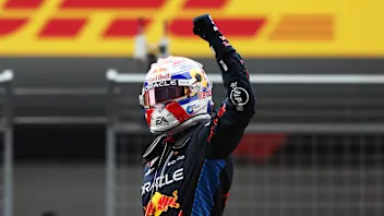 SHANGHAI, CHINA - APRIL 21: Race winner Max Verstappen of the Netherlands and Oracle Red Bull