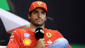 IMOLA, ITALY - MAY 16: Carlos Sainz of Spain and Ferrari attends the Drivers Press Conference