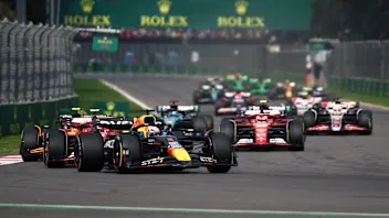 MEXICO CITY, MEXICO - OCTOBER 27: Max Verstappen of the Netherlands driving the (1) Oracle Red Bull
