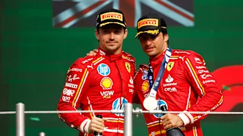 MEXICO CITY, MEXICO - OCTOBER 27: Race winner Carlos Sainz of Spain and Ferrari celebrates with his