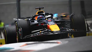 MIAMI, FLORIDA - MAY 03: Max Verstappen of the Netherlands driving the (1) Oracle Red Bull Racing