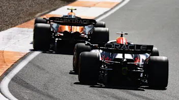 ZANDVOORT, NETHERLANDS - AUGUST 25: Lando Norris of Great Britain driving the (4) McLaren MCL38