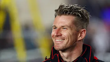 LUSAIL CITY, QATAR - DECEMBER 01: Nico Hulkenberg of Germany and Haas F1 looks on from the drivers