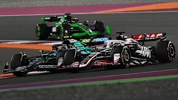 LUSAIL CITY, QATAR - NOVEMBER 30: Fernando Alonso of Spain driving the (14) Aston Martin AMR24