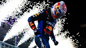 JEDDAH, SAUDI ARABIA - MARCH 09: Race winner Max Verstappen of the Netherlands and Oracle Red Bull