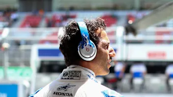 BARCELONA, SPAIN - JUNE 21: Logan Sargeant of United States driving the (2) Williams FW46 Mercedes