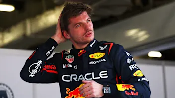 SHANGHAI, CHINA - MARCH 21: Sprint 2nd qualifier Max Verstappen of the Netherlands and Oracle Red