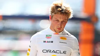 SHANGHAI, CHINA - MARCH 22: Liam Lawson of New Zealand and Oracle Red Bull Racing prepares to drive