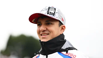 SUZUKA, JAPAN - APRIL 06: Isack Hadjar of France and Visa Cash App Racing Bulls looks on prior to