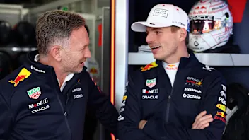 SUZUKA, JAPAN - APRIL 04: Christian Horner, Team Principal of Oracle Red Bull Racing and Max