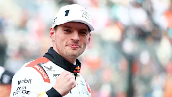 SUZUKA, JAPAN - APRIL 05: Pole position qualifier Max Verstappen of the Netherlands and Oracle Red