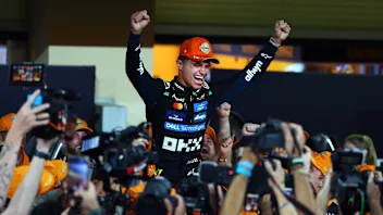 ABU DHABI, UNITED ARAB EMIRATES - DECEMBER 07: 2025 F1 World Drivers Champion Lando Norris of Great