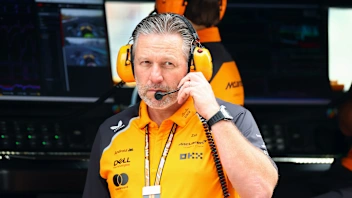 ABU DHABI, UNITED ARAB EMIRATES - DECEMBER 05: Zak Brown, Chief Executive Officer of McLaren looks