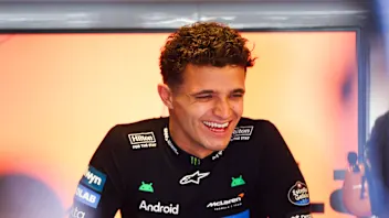 ABU DHABI, UNITED ARAB EMIRATES - DECEMBER 06: Lando Norris of McLaren and Great Britain during