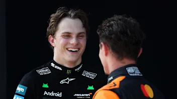 SPIELBERG, AUSTRIA - JUNE 29: Race winner Lando Norris of Great Britain and McLaren and Second