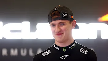 SPIELBERG, AUSTRIA - JUNE 26: Alexander Dunne of Ireland and McLaren looks on in the garage during