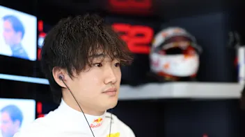 SPIELBERG, AUSTRIA - JUNE 28: Yuki Tsunoda of Japan and Oracle Red Bull Racing looks on during