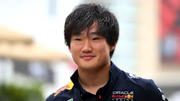 BAKU, AZERBAIJAN - SEPTEMBER 18: Yuki Tsunoda of Japan and Oracle Red Bull Racing arrives in the