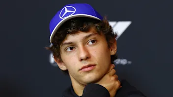 MONTREAL, QUEBEC - JUNE 12: Andrea Kimi Antonelli of Italy and Mercedes AMG Petronas F1 Team looks