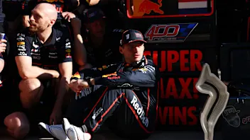 IMOLA, ITALY - MAY 18: Race winner Max Verstappen of the Netherlands and Oracle Red Bull Racing