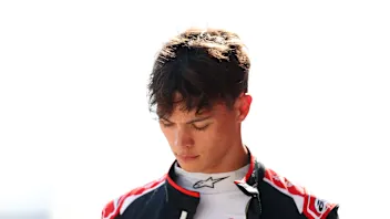 IMOLA, ITALY - MAY 17: Nineteenth placed qualifier Oliver Bearman of Great Britain and Haas F1