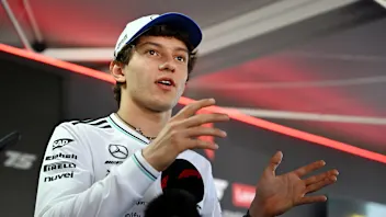 BUDAPEST, HUNGARY - JULY 31: Andrea Kimi Antonelli of Italy and Mercedes AMG Petronas F1 Team looks