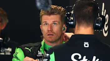 BUDAPEST, HUNGARY - AUGUST 02: Nico Hulkenberg of Germany and Stake F1 Team Kick Sauber looks on in