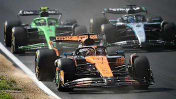 MONZA, ITALY - SEPTEMBER 07: Oscar Piastri of Australia driving the (81) McLaren MCL39 Mercedes