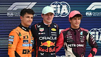 MIAMI, FLORIDA - MAY 03: Pole position qualifier Max Verstappen of the Netherlands and Oracle Red