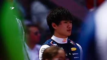 MONTE-CARLO, MONACO - MAY 25: Yuki Tsunoda of Japan and Oracle Red Bull Racing looks on on the grid